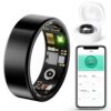 Smart Ring Fitness Tracker Ring for Men Women - Health Sleep Heart Rate Blood Oxygen Blood Pressure Tracker, IP68, Compatible with iOS & Android, Remote Photograph, Utra Battery...