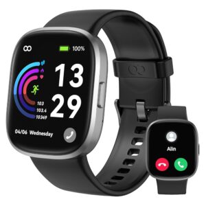 Smart Watch(Answer/Make Call), 1.83'' HD Smart Watches for Men Women, IP68 Waterproof Fitness Tracker with Heart Rate Blood Oxygen Sleep Monitor Step Calorie Counter Pedometer...