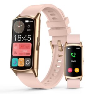 Smart Watch Fitness Tracker (Answer/Make Calls), 1.58" AMOLED Display, 24/7 Heart Rate Blood Oxygen Blood Pressure Sleep Monitor, 114+ Sports Modes Waterproof Smartwatch for...