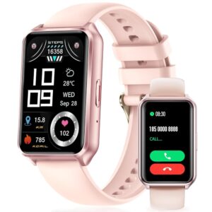 Smart Watch Fitness Tracker with Make Call 24/7 Heart Rate Sleep Monitor, 100+ Sports Modes, Calorie Step Counter for Walking, IP67 Waterproof, Smart Watches for Women Men
