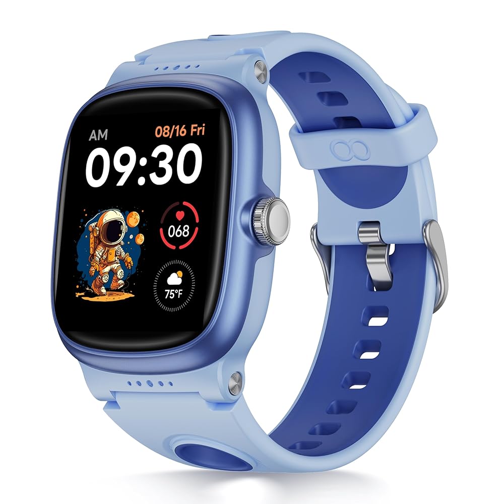 Smart Watch for Kids with Heart Rate Sleep Monitor, Games/Alarm/IP68 Waterproof Smart Watch for Boys Girls, Step Calorie Pedometer Activity Tracker, Kids Fitness Watch Birthday... Smart Watch for Kids with Heart Rate Sleep Monitor, Games/Alarm/IP68 Waterproof Smart Watch for Boys Girls, Step Calorie Pedometer Activity Tracker, Kids Fitness Watch Birthday...