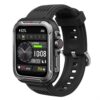 Smart Watch with Answer/Make Calls, Metal Frame 1.8" Alexa Built-in Fitness Tracker with IP68 Waterproof/100+ Sports Modes/Heart Rate/SpO2/Stress/Sleep Monitor for Men/Women for...