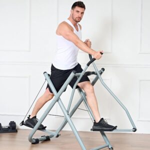 SogesPower Air Walk Trainer Elliptical Machine Glider, Elliptical Exercise Machine with Monitor for Home Gym, Low-Impact Design Elliptical Machine for Full Body Fitness Workout,...