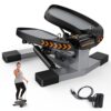 Sportsroyals Twist Stepper, Stair Stepper for Exercises-Mini Stepper with Resistance Bands and 400lbs Weight Capacity