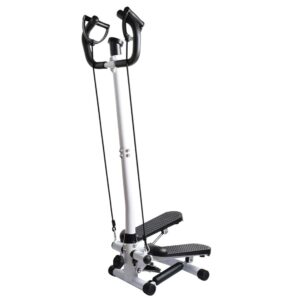 Stair Stepper for Exercises,Fitness Smart Twist Stair Stepper Machine,Stepper Machine with Handlebar,Home Workout Equipment,Space Saving Stair Climber,Height Adjustment Thigh