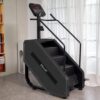 Stair Stepper with LED Screen, Commercial Iron Shell Stair Climber Exercise Machine,15 Speed Levels for Cardio & Lower Body Workouts, 375LBS Capacity,15-164...