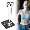 Stair Steppers with Handrail & Resistance Bands for Exercise - 2 Ways to Use, Mini Step Machine Fitness Stepper with Display for Full Body Training, 300 lbs Weight Capacity