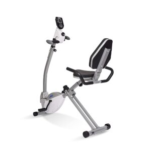 Stamina Recumbent Exercise Bike with Arm Workout - Fitness Bike with Smart Workout App - Recumbent Exercise Bike for Home Workout - Up to 250 lbs Weight Capacity