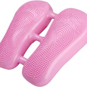 Step Exercise Platform Portable Stair Stepper Portable Mini Stair Stepper Climber Exercise Machine Fitness Pedal Equipment Home Stepper Fitness Equipment Pedal Exerciser Pink PVC