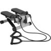 Step Fitness Machines, 330.7LBS Load Capacity Exercise Stepper with Resistance Bands, LCD Monitor, Quiet Mini Fitness Stepper for Home Workouts