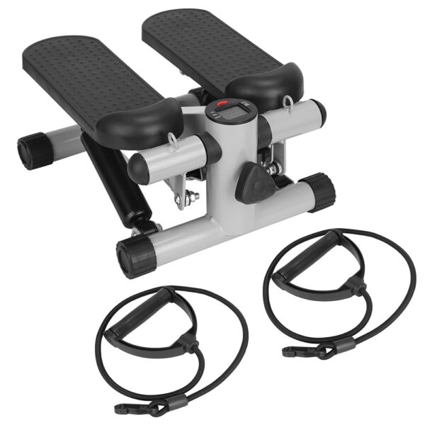 Stepper for Exercise, Portable Stair Stepper with Resistance Bands, Mini Stepper for Exercise at Home, Workout Equipment for Full Body, Desk Step Machine Mini Fitness Stepper...