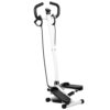 Steppers for Exercise at Home, Fitness Smart Twist Stair Stepper Machine with Handlebar, Stepper Machine Home Workout Equipment, Space Saving Stair Climber, Height Adjustment ﻿