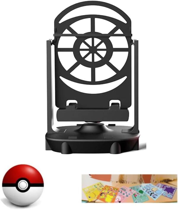Steps Counter Compatible for Po-ke-mon Go Walker(Contains 16 DIY Random Stickers）Phone Swing Accessories Cellphone Pedometer (USB Cable) (Mute Version) Egg hatcher Rocker Quick...
