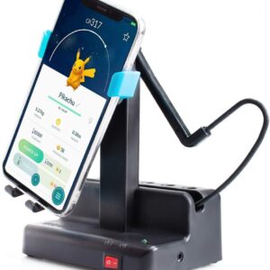 Steps Counter Compatible for Pok emon Go Cellphone Pedometer (Width Under 3.4 inches) Shaker Electric Version Non-Magnetic, Mute Stainless Steel Bearings Quick Steps Earning...