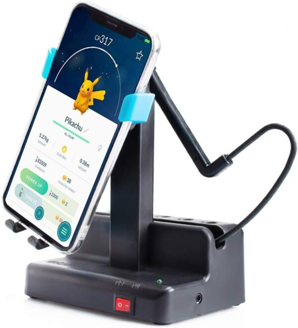 Steps Counter Compatible for Pok emon Go Cellphone Pedometer (Width Under 3.4 inches) Shaker Electric Version Non-Magnetic, Mute Stainless Steel Bearings Quick Steps Earning...