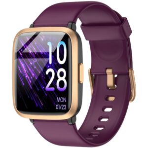 Stiive Fitness Tracker, Smart Watch for Men Women, Activity Fitness Watch with Heart Rate Monitor, Pedometer, Sleep Monitor, 50 Meters Waterproof Step Tracker Compatible with...