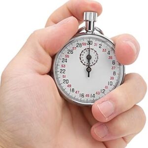 Stopwatch, Mechanical Stop Watch for Sports Round Stopwatches Timer for Sports and Competitions