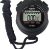 Stopwatch Timer Lap Split Digital Stopwatch with Clock Calendar Alarm, Large Display Stopwatch for Sports Coaches Swimming Running