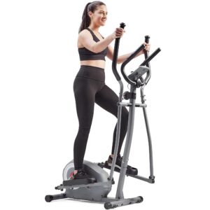 Sunny Health & Fitness 2-in-1 Upright Elliptical Full-Body Exerciser, Home Cross-Training Arm/Leg Cardio Workout Machine for Senior & Adult, Optional Free SunnyFit App Bluetooth...