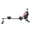 Sunny Health & Fitness Elite Water Rowing Machine with High Dynamic Resistance Vertical Tank, Low-Impact Full-Body Workout and Optional Free SunnyFit App Connectivity