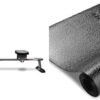 Sunny Health & Fitness Smart Obsidian Surge 500m Water Rowing Machine SF-RW5713SMART + Home Gym Foam Floor Protector Mat