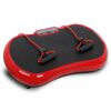 SUPER DEAL Pro Vibration Plate Exercise Machine - Whole Body Workout Vibration Fitness Platform Fit Massage Workout Trainer w/Loop Bands + Bluetooth + Remote, 99 Levels