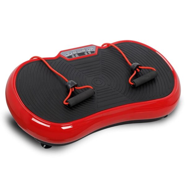 SUPER DEAL Pro Vibration Plate Exercise Machine - Whole Body Workout Vibration Fitness Platform Fit Massage Workout Trainer w/Loop Bands + Bluetooth + Remote, 99 Levels
