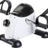 TABEKE Under Desk Bike Pedal Exerciser - Mini Exercise Bike for Arm/Leg Exercise, Pedal Exerciser for Seniors with LCD Display