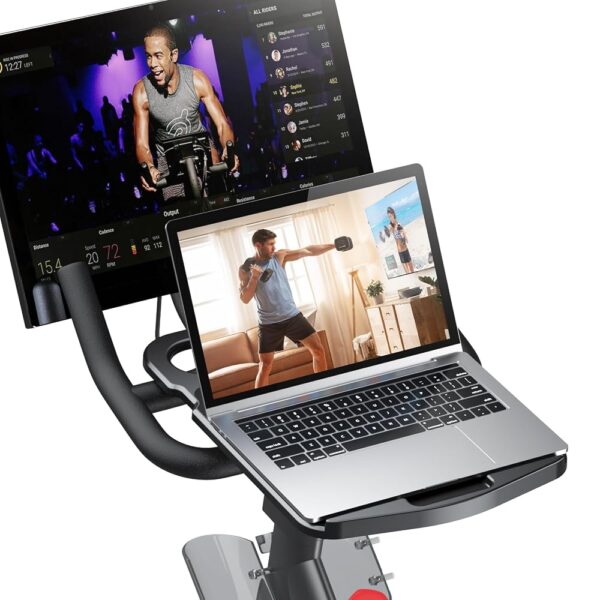 Tabletop Tray Holder Compatible with Peloton Bike (Not Bike Plus for Tablets, laptops, Books, Phones, etc. - Riding Work Surface ，Bikes Accessories for Peloton (Not for Bike+)