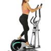 THERUN Elliptical Machine, Hyper-Quiet Magnetic Elliptical Exercise Machine for Home w/ 8 Levels Adjustable Resistance, 6KG Flywheel, LCD Monitor, Pulse Sensor, Bottle Holder