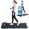 THERUN Walking Pad Treadmill Under Desk, Portable Mini Treadmill for Home/Office, Walking Pad Treadmill 2.5HP, Walking Jogging Machine with 265 lbs Weight Capacity Remote...