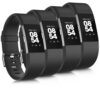 Tobfit Sport Bands Compatible with Fitbit Charge 2, 4 Pack, Replacement Wristbands for Women Men, Small/Large