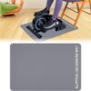 TOBWOLF Non-Slip Workout Mat for Under Desk Elliptical, Non Slip Elliptical Machine Exercise Mat, Elipse Leg Exerciser Mat for Seniors, Workout Equipment Mat, Enhanced Stability...