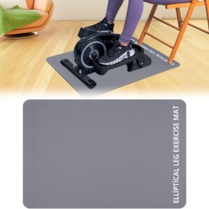 TOBWOLF Non-Slip Workout Mat for Under Desk Elliptical, Non Slip Elliptical Machine Exercise Mat, Elipse Leg Exerciser Mat for Seniors, Workout Equipment Mat, Enhanced Stability...