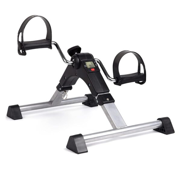 Under Desk Bike Pedal Exerciser, Portable Foldable Mini Stationary Exercise Bike for Home, Rehabilitation Peddler Machine