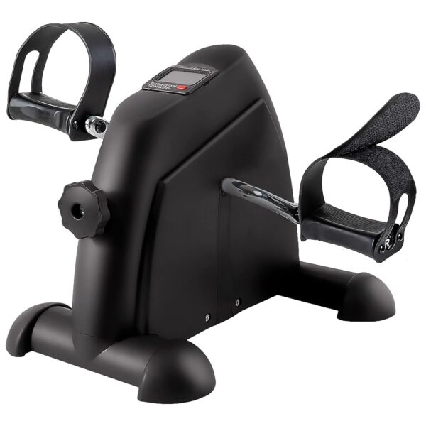 Under Desk Bike Pedal Exerciser - TABEKE Mini Exercise Bike for Arm/Leg Exercise, Pedal Exerciser for Seniors with LCD Display