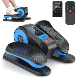 Under Desk Elliptical, Electric Leg Exerciser While Sitting for Seniors,Fully Assembled Motorized Ellipse Leg Exerciser Seated Elliptical Machine with 12 Adjustable Speeds