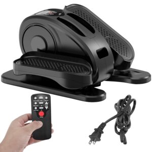 Under Desk Elliptical, Electric Seated Pedal Exerciser Quiet Compact Mini Elliptical Trainer with Display Monitor and Remote Control Home Office Leg Exercise Equipment for...