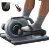 Under Desk Elliptical, Ellipse Leg Exerciser for Seniors Adults Fully Assembled, Portable & Quiet Electric Seated Pedal Exerciser with 10 Adjustable Speed, Remote...