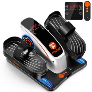 Under Desk Elliptical Exercise Machine, Ellipse Leg Exerciser As Seen On TV with 15 Adjustable Speeds, Fully Assembled Pedal Exerciser for Seniors with Display Monitor & Remote...