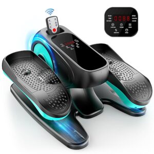 Under Desk Elliptical Machine, 10 Modes Ellipse Leg Exerciser as Seen on tv, Elliptical Training Machines with Remote, Seated Elliptical Machine for Home Office Gym Workout...
