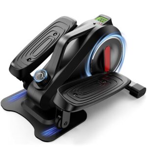 Under Desk Elliptical Machine, 8 Modes Magnetic Ellipse Leg Exerciser as Seen on Tv, 300lbs Load Elliptical Training Machines with LCD Display, Elliptical Machine for Home...