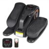 Under Desk Elliptical Machine, Ellipse Leg Exerciser for Seniors Fully Assembled, Portable & Quiet Electric Seated Pedal Exerciser with Remote Control & LCD Display Monitor