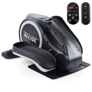 Under Desk Elliptical Machine, Seated Bike Exerciser, Electric Portable Stair Stepper with Display Monitor, Mini Trainer for Exercise Fitness Exercise Home Workout Equipment for...