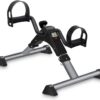 Under Desk Exercise Bike Pedal Exerciser, Fully Assembled Pedal Exerciser for Seniors, Foldable Mini Exercise Bike for Office Fitness with LCD Display, Peddler Exerciser for Arm...