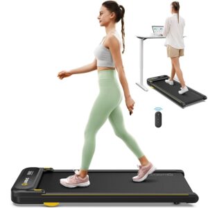 UREVO Under Desk Treadmill, Walking Pad for Home/Office, Portable Walking Treadmill 2.25HP, Walking Jogging Machine with 265 lbs Weight Capacity Remote Control LED Display