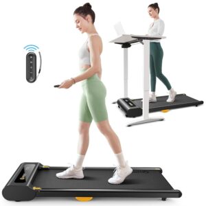 UREVO Under Desk Treadmill, Walking Pad Treadmills for Home, Portable Walking Treadmill 2.25HP, Walking Jogging Machine with 265 lbs Weight Capacity Remote Control LED Display