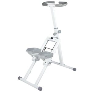 Vertical Climber for Home Gym Exercise Foldable Mountain Climbing Machine with LCD Stair Stepper Machine for Full Body Workout Folding Exercise Fitness Step with Adjustable...