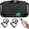 Vibration Plate Exercise Machine for Lymphatic Drainage Weight Loss,PUATUL Power Vibration Plate 300Lbs Capacity Full Whole Body Workout Vibration Platform,Waver Vibration Plate...