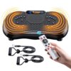 Vibration Plate Exercise Machine, PBYRD Lymphatic Drainage Machine for Weight Loss, Full Body Workout Vibrate Fitness Platform, Helps Toning Shaping Wellness Home Gyms Workout -...